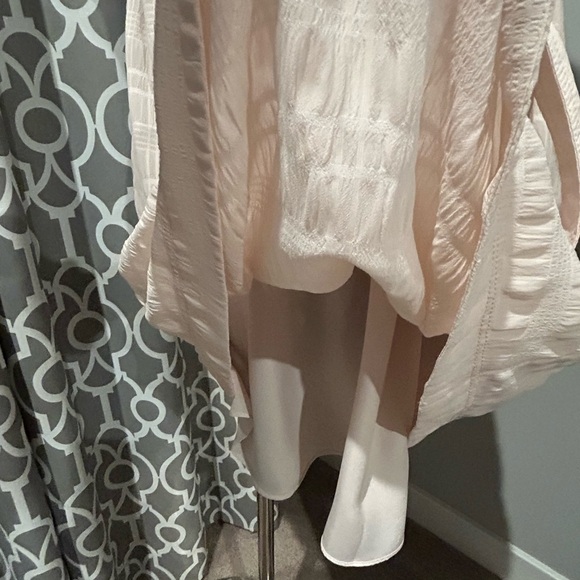 Coach Plaid tie front dress, pink. Size M - Picture 2 of 8